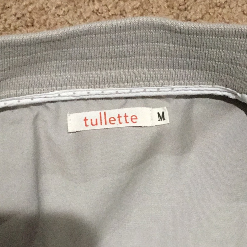 ⏰ Anthropology Tullette Khaki Bomber Jacket - Size S - Picture 7 of 12